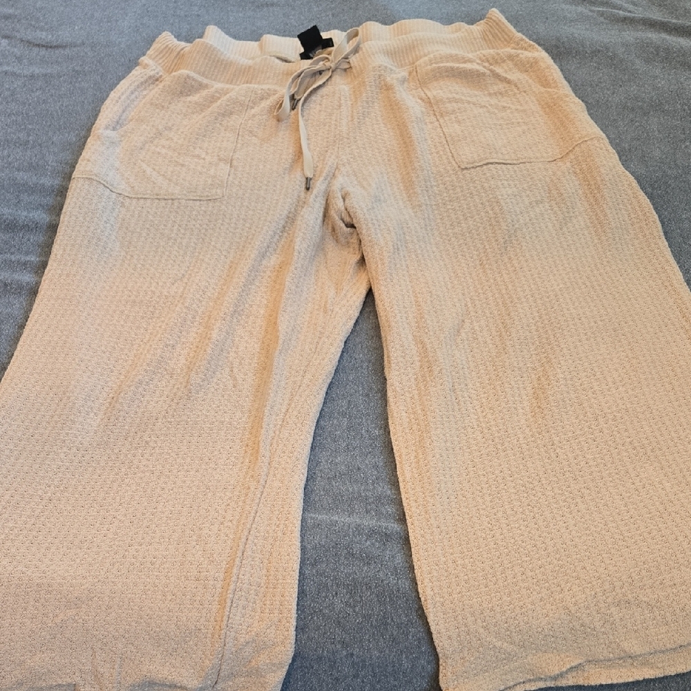 J. Crew Beige Ribbed Knit Pants - Picture 4 of 4